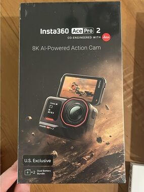 Insta360 Ace Pro 2 8K AI Action Camera - Black